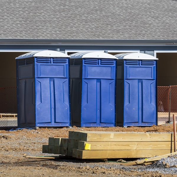 how can i report damages or issues with the portable toilets during my rental period in Pena Blanca New Mexico